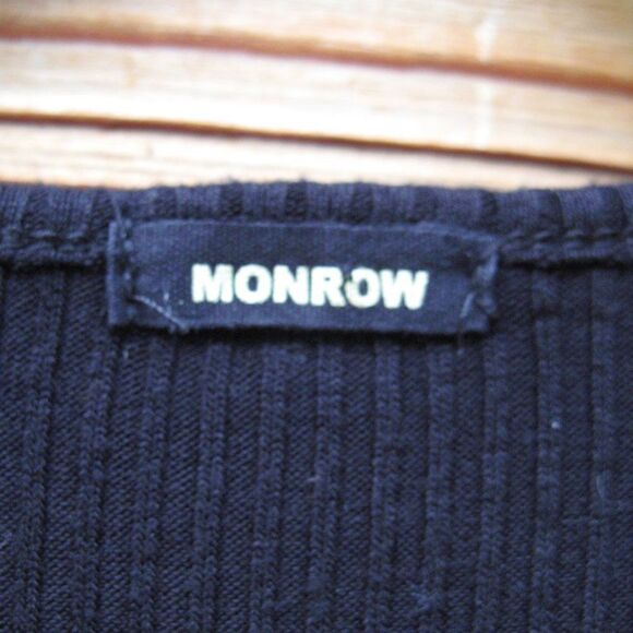 Monrow Black Midi Body Con Dress - Picture 10 of 11